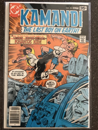 Kamandi Comic #58 DC Comics 1978 Bronze Age Features Karate Kid High Grade