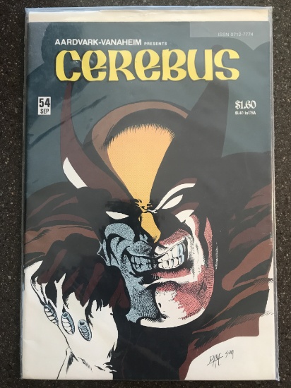 Cerebus The Aardvark Comic #54 Aardvark-Vanaheim 1983 FN KEY Origin of Wolveroach
