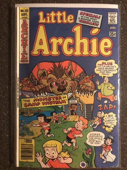 Little Archie Comic #122 Archie Series Bronze Age 1977 35cent Comic