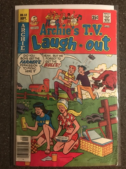 Archies TV laugh Out Comic #52 Archie Series Bronze Age 35cent Comic