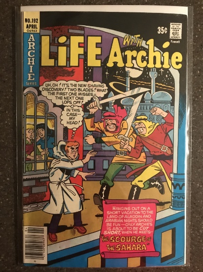 Life With Archie Comic #192 Archie Series Bronze Age 35cent Comic 1978