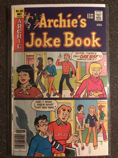 Archies Joke Book Comic #232 Archie Series Bronze Age 1977 30cent Comic