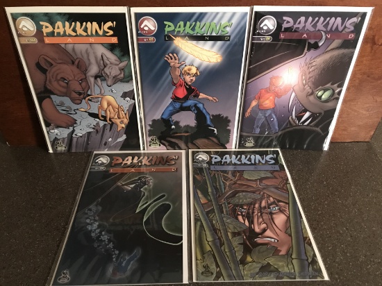 Pakkins Land Entire Comic Series 1-5 Alias Comics Eisner Nominee