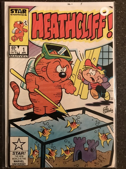 Heathcliff Comic #1 Star Comics Marvel 1985 Based on the Popular Comic Strip