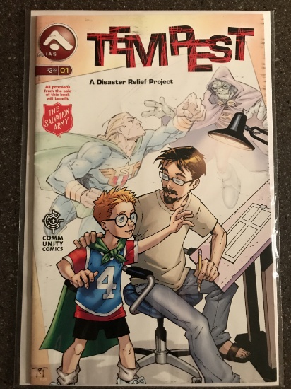 Tempest Comic #1 Alias Comics Salvation Army Disaster Relief Project Comic