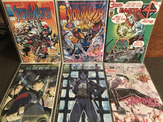 6 Indie Comics 2 Stormwatch comics, 2 Dark Minds Comics and 2 other Comics