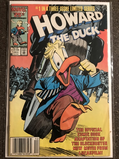 Howard the Duck Comic #1 Marvel Comics Adaptation of the George Lucas Movie 1986