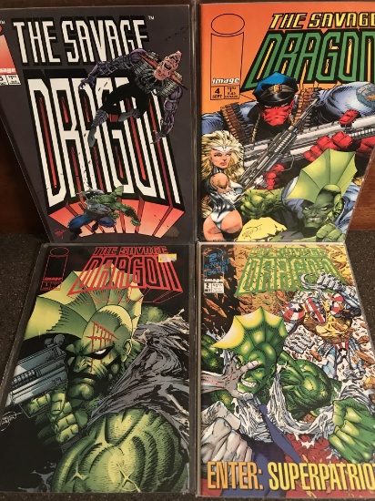 4 Savage Dragon Comics Image Comics #1-2 and #4-5