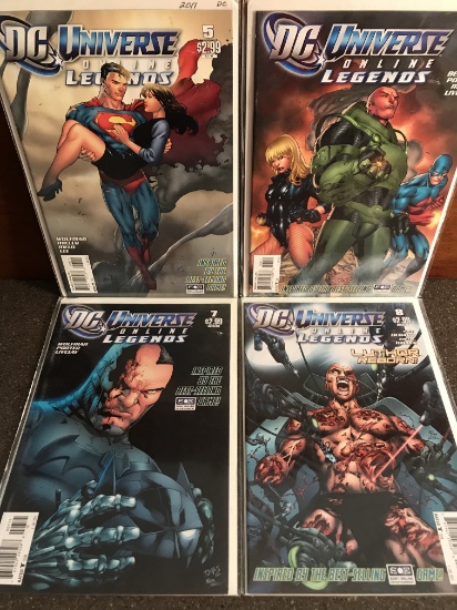 4 DC Universe Online Legends Comics #5-8 Run Inspired By The Best-Selling Game