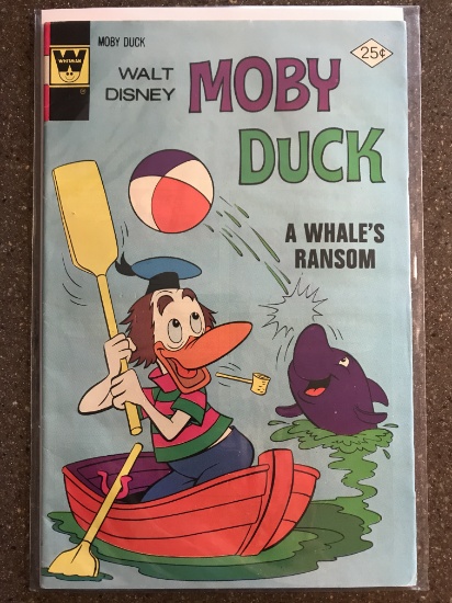 Walt Disney Moby Duck Comics #22 Whitman Bronze Age 1976 Cartoon Comic