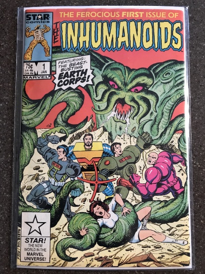 The Inhumanoids Comic #1 Star Comics Marvel Earth Corps
