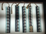 Five 35MM Film Stock Bookmarks Pirates of the Caribbean with Captain Jack Sparrow and Captain Barbos