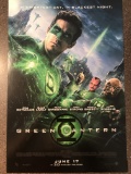 Green Lantern Movie Poster Theatre Giveaway 11X17 2011 Ryan Reynolds DC Warner Bros