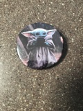 1 Large Custom Star Wars Baby Yoda Mandalorian Buttons TV Show Memorabilia Collectible Disney+