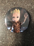 1 Large Custom Guardians of the Galaxy Movie Button Marvel Groot Memorabilia Collectible