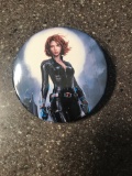 1 Large Custom Black Widow Movie Button Marvel Natasha Romanoff Memorabilia Collectible