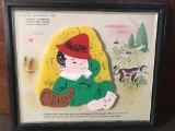 Walt Disney Puzzle Child Guidance Toy #941 Little Boy Blue 12 pieces 1962 Complete