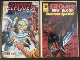 2 Elf Quest Comics New Blood #1 and Discovery #3 SIGNED by Richard and Wendy Pini!