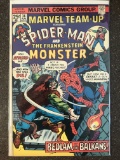 Marvel Team-Up Comic #36 Spider-Man and Frankenstein Monster! 1975 Bronze Age