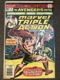 Marvel Triple Action Comic #31 The Avengers 1976 Bronze Age Captain America Hawkeye The Wasp