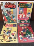 4 Walt Disney Comics and Stories Gold Key/Whitman 1967-1981 Silver Age to Bronze Age Comics