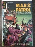 MARS Patrol Total War Comic #4 Gold Key 1967 Silver Age Comic Painted Cover