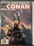 Savage Sword of Conan Comic Magazine #148 Marvel 1988 The Barbarian Ernie Chan King Kull