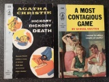 2 Vintage Pocketbooks Agatha Christie #1102 and Samuel Grafton #1151 Crime  Mystery 1956