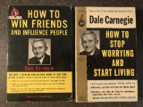 2 Vintage Dale Carnegie Paperbacks How to Win Friends and How to Stop Worrying  1948