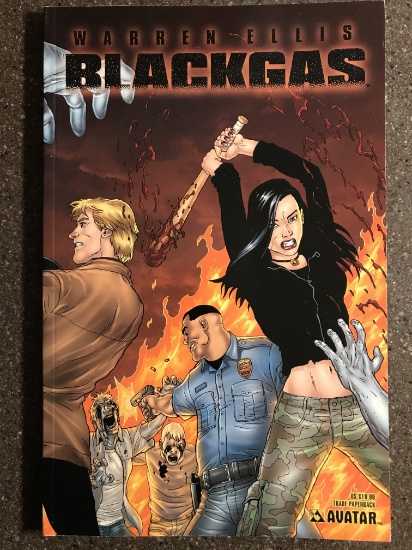 Black Gas TPB Avatar Graphic Novel Collects Black Gas (Series 1) #1-3 and Black Gas 2 (Series 2) #1-