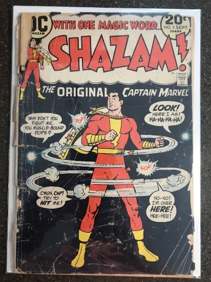 Shazam Comic #5 DC Comics 1973 Bronze Age Captain Marvel Billy Batson