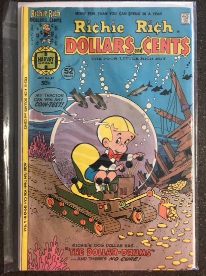 Richie Rich Dollar$ and Cent$ #81 Harvey World 1963 Silver Age