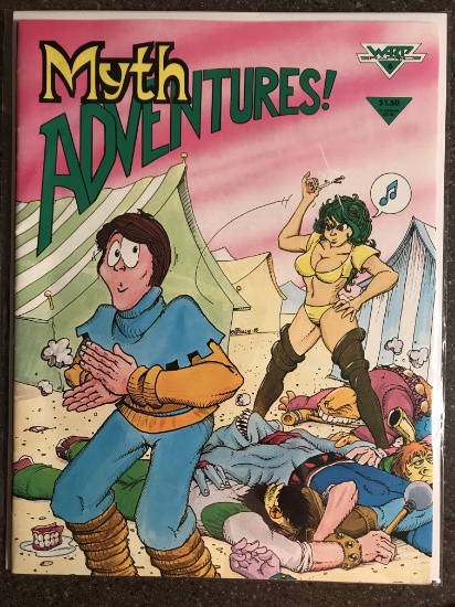 Myth Adventures Comic #6 Warp Graphics 1985 Robert Asprin Magazine Size Phil Foglio Fantasy Adventur
