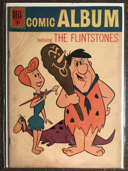 Comic Album Comic #16 Dell Comic The Flintstones 1962 KEY 3rd Appearance Cave Kids Silver Age