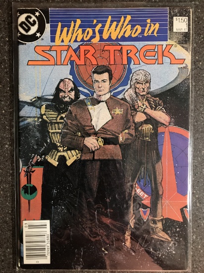 Who's Who in Star Trek #1 DC 1987 Modern Age Kirk Khan Klingon cover