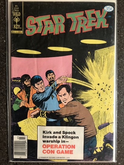 Star Trek Comic #61 Gold Key Comic 1979 KEY Last Issue in Series Bronze Age Sci Fi