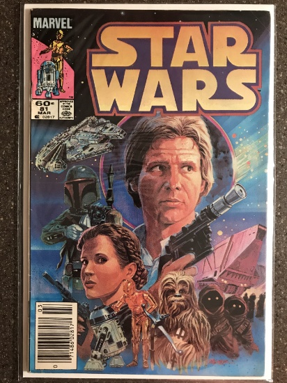 Star Wars Comic #81 Marvel Comic 1984 KEY Bronze Age Boba Fett Returns From Sarlac Pit