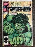 Web of Spider-man #7 Marvel Comics 1985 Bronze Age The Hulk Nightmare