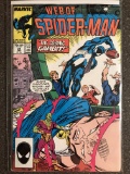 Web of Spider-Man Comic #34 Marvel Comic 1988 NFL