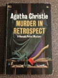 Murder in Retrospect 6030 Dell Paperback Agatha Christie 1966 Mystery Pulp Fiction Noir