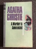 A Murder is Announced 4658 Pocket Books Agatha Christie 1964 Mystery Pulp Fiction Noir