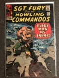 Sgt. Fury and his Howling Commandos Comic #25 Marvel 1965 Silver Age War Comic Jack Kirby 12 cent