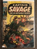 Captain Savage and his Battlefield Raiders Comic #9 Marvel 1968 Silver Age 1st With New Name 12cent