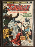Doc Savage Comic #8 Marvel Man of Bronze 1974 Key Last Issue Part 2 of Brand of the Werewolf