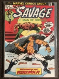 Doc Savage Comic #7 Marvel Man of Bronze 1973 Bronze Age Part 1 of Brand of the Werewolf