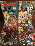4 Avengers Comics Marvel 330-331, 356-357 Captain America Black Widow She-Hulk Falcon Spider-Man