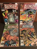 4 Avengers Comics Marvel 280-283 Series Run Namor She-Hulk Namor Captain Marvel Thor Captain America