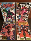 4 Avengers Comics Marvel 265-268 Series Run Namor Namor Captain Marvel Thor Captain America Hercules