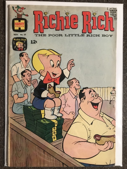 Richie Rich Comic #63 Harvey Comics 1967 Silver Age Cartoon Comic