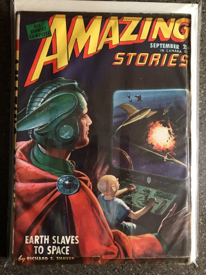 Amazing Stories volume 20 #6 Experimenter 1946 GOLDEN AGE Richard Shaver Science Fiction Pulp Advent